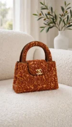 CHANEL Sequin Rounded Handle Flap Bag - Image 4