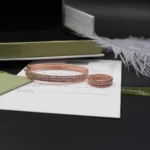 Van Cleef Beaded Stone Row Ring and Bracelet Set - Image 3