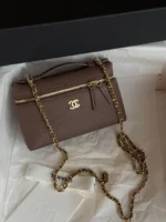 Chanel dark brown Caviar Vanity - Image 3