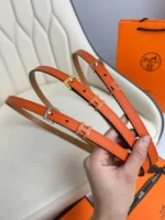 Hermès H Buckle Leather Belt - Image 7