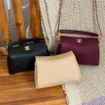 CHANEL Diamond Quilted Top Handle Chain Bag