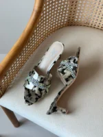 Gina Tortoiseshell Crystal-Embellished Mules - Image 3