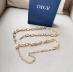 Dior CD Pearl Chain Belt - Image 7