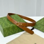 Gucci Horsebit Leather Belt - Image 3
