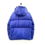 Moncler Royal Blue Hooded Puffer Jacket - Image 4