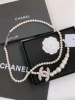 Chanel CC Pearl Chain Belt - Image 3