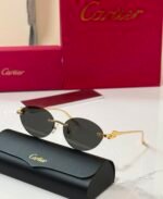 Cartier Panthère Rimless Oval Sunglasses (Panthère de Cartier) - Image 2