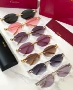 Cartier Panthère Rimless Oval Sunglasses (Panthère de Cartier)