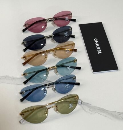 Chanel Rimless Cat-Eye / Butterfly CC Sunglasses (Model: CH4903)