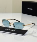 Chanel Rimless Cat-Eye / Butterfly CC Sunglasses (Model: CH4903) - Image 8