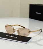 Chanel Rimless Cat-Eye / Butterfly CC Sunglasses (Model: CH4903) - Image 6