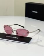 Chanel Rimless Cat-Eye / Butterfly CC Sunglasses (Model: CH4903) - Image 5