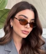 Miu Miu Oval Acetate Sunglasses (Model: SMU04Z / MU 04ZS) - Image 9