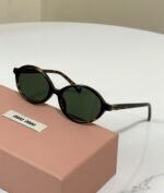 Miu Miu Oval Acetate Sunglasses (Model: SMU04Z / MU 04ZS) - Image 6
