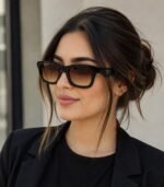 Prada Rectangular Flat-Top Acetate Sunglasses - Image 5