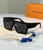 Louis Vuitton "LV Waimea" Flat-Top Shield Sunglasses - Image 6