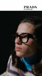 Prada Geometric Cat-Eye Eyeglass Frames (Model: PR A04V / VPR A04V) - Image 4