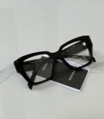 Prada Geometric Cat-Eye Eyeglass Frames (Model: PR A04V / VPR A04V)