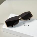 Celine Triomphe Metal Mask / Shield Sunglasses (Model: CL40245U / Celine Mask Metal)
