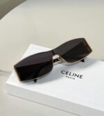 Celine Triomphe Metal Mask / Shield Sunglasses (Model: CL40245U / Celine Mask Metal)