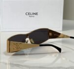 Celine Triomphe Metal Mask / Shield Sunglasses (Model: CL40245U / Celine Mask Metal) - Image 3