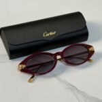 Panthère de Cartier Acetate Cat-Eye Sunglasses (Model: CT0638S / Light Panthère C)